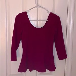 peplum top